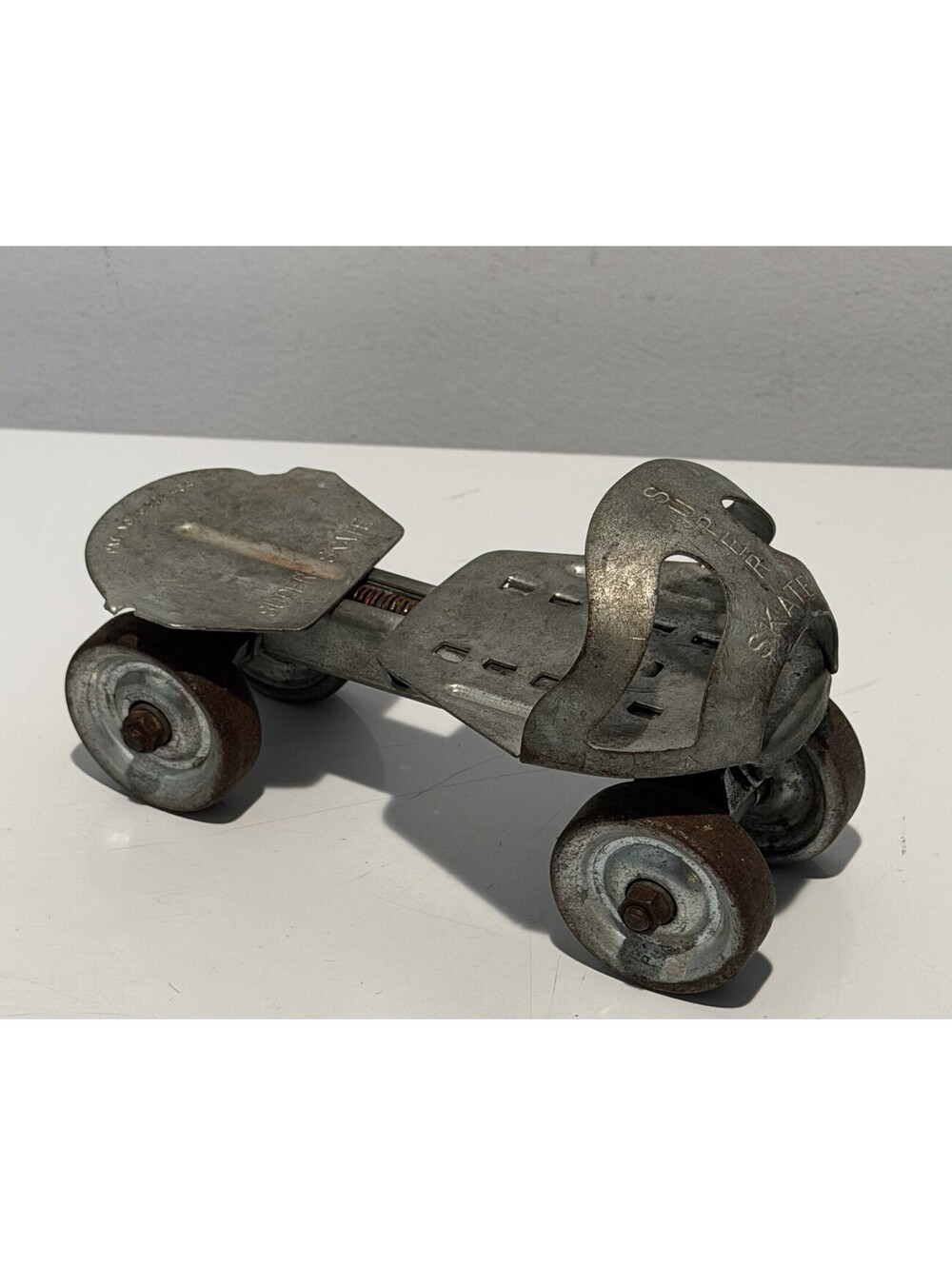 Vintage 1960s SUPER SKATESAdjustable Metal Roller Skate RETRO Roller Skating One